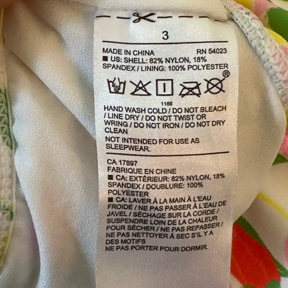 Janie & Jack Floral Ruffle Bikini Set size 3T - Picture 5 of 5